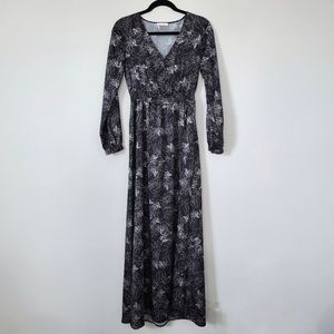 ISLA Black & White Maxi Dress